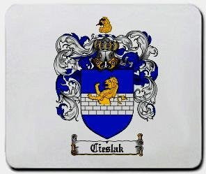Cieslak coat of arms mouse pad