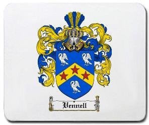 Vennell coat of arms mouse pad