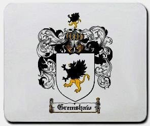 Gremshaw coat of arms mouse pad