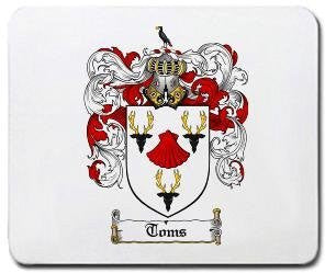 Toms coat of arms mouse pad