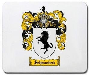 Schwanbeck coat of arms mouse pad