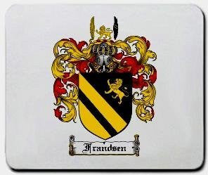 Frandsen coat of arms mouse pad