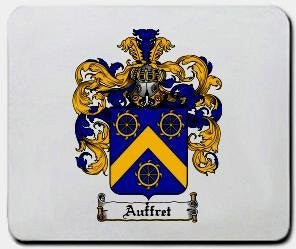 Auffret coat of arms mouse pad