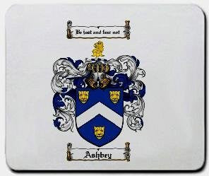 Ashbey coat of arms mouse pad