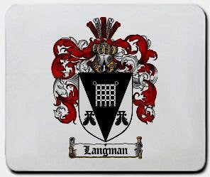 Langman coat of arms mouse pad