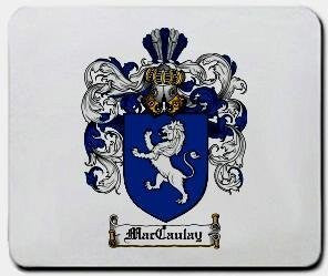 Maccaulay coat of arms mouse pad