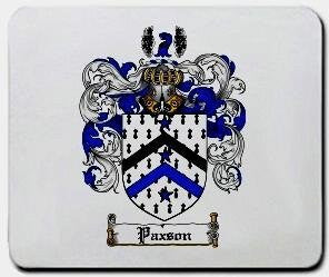 Paxson coat of arms mouse pad