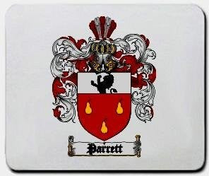 Parrett coat of arms mouse pad