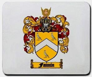 Fannin coat of arms mouse pad