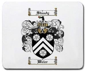 Weler coat of arms mouse pad