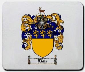 Lisle coat of arms mouse pad