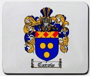 Carow coat of arms mouse pad