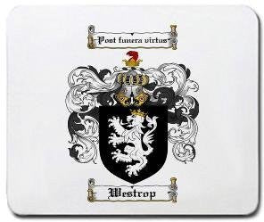 Westrop coat of arms mouse pad