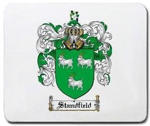 Standfield coat of arms mouse pad