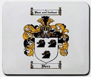 Bere coat of arms mouse pad