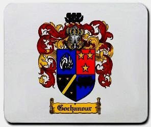 Gochanour coat of arms mouse pad