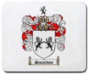 Smardon coat of arms mouse pad