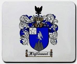 Figliomeni coat of arms mouse pad