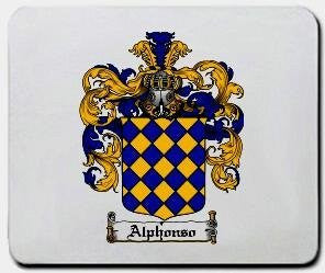 Alphonso coat of arms mouse pad