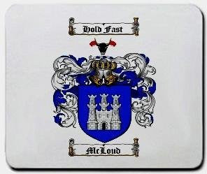 Mcloud coat of arms mouse pad