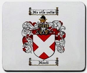 Nevil coat of arms mouse pad