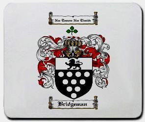 Bridgeman coat of arms mouse pad