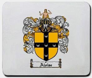 Aloise coat of arms mouse pad