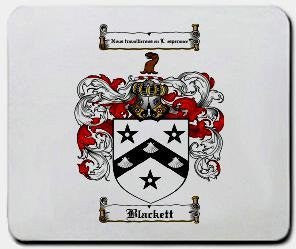Blackett coat of arms mouse pad