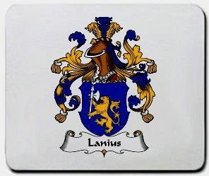 Lanius coat of arms mouse pad
