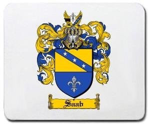 Saab coat of arms mouse pad