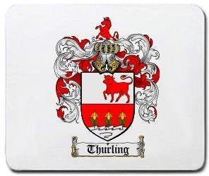 Thurling coat of arms mouse pad