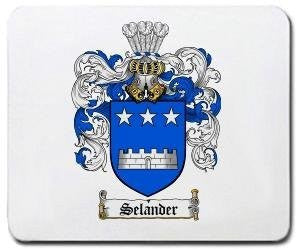 Selander coat of arms mouse pad