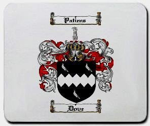 Dove coat of arms mouse pad