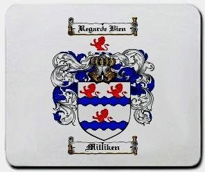 Milliken coat of arms mouse pad