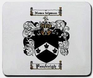 Pendreigh coat of arms mouse pad