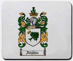Allphin coat of arms mouse pad