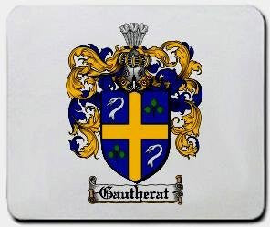 Gautherat coat of arms mouse pad
