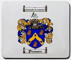 Plummer coat of arms mouse pad