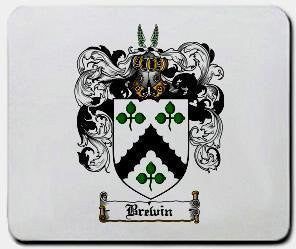 Brewin coat of arms mouse pad