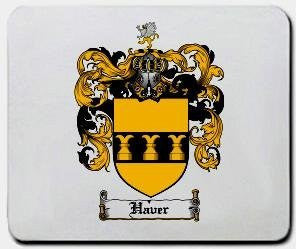 Haver coat of arms mouse pad