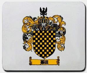 Bill coat of arms mouse pad