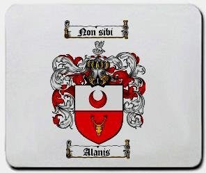 Alanis coat of arms mouse pad