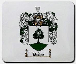 Barloe coat of arms mouse pad