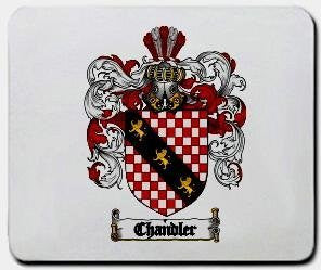 Chandler coat of arms mouse pad