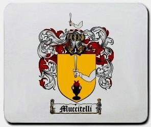 Muccitelli coat of arms mouse pad
