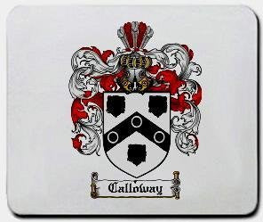 Calloway coat of arms mouse pad