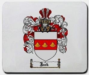 Jack coat of arms mouse pad