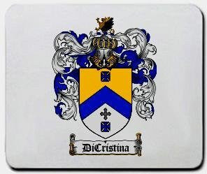 Dicristina coat of arms mouse pad