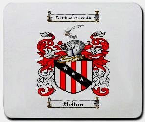 Helton coat of arms mouse pad