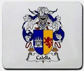 Calella coat of arms mouse pad